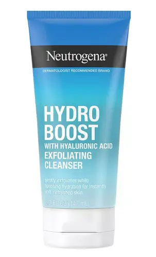 Neutrogena Hydro Boost Daily Gel Cream Exfoliating Cleanser With Hyaluronic Acid