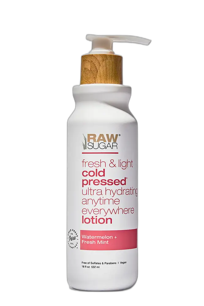 Raw Sugar Moisture Loving Lotion Watermelon + Fresh Mint