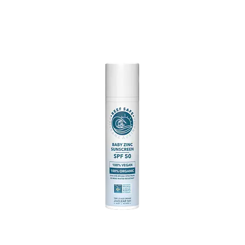 Reef Safe Baby Zinc Sunscreen SPF50 Clear