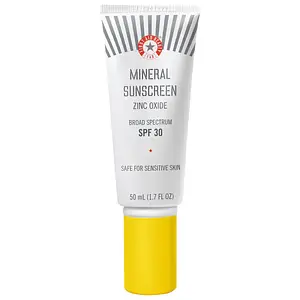 First Aid Beauty Mineral Sunscreen Zinc Oxide Broad Spectrum SPF 30