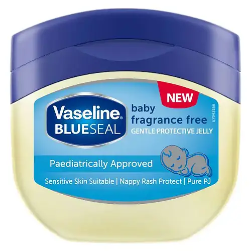 Vaseline Blue Seal Baby Fragrance Free Petroleum Jelly