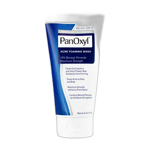 Panoxyl Acne Foaming Wash Benzoyl Peroxide 10% Maximum Strength