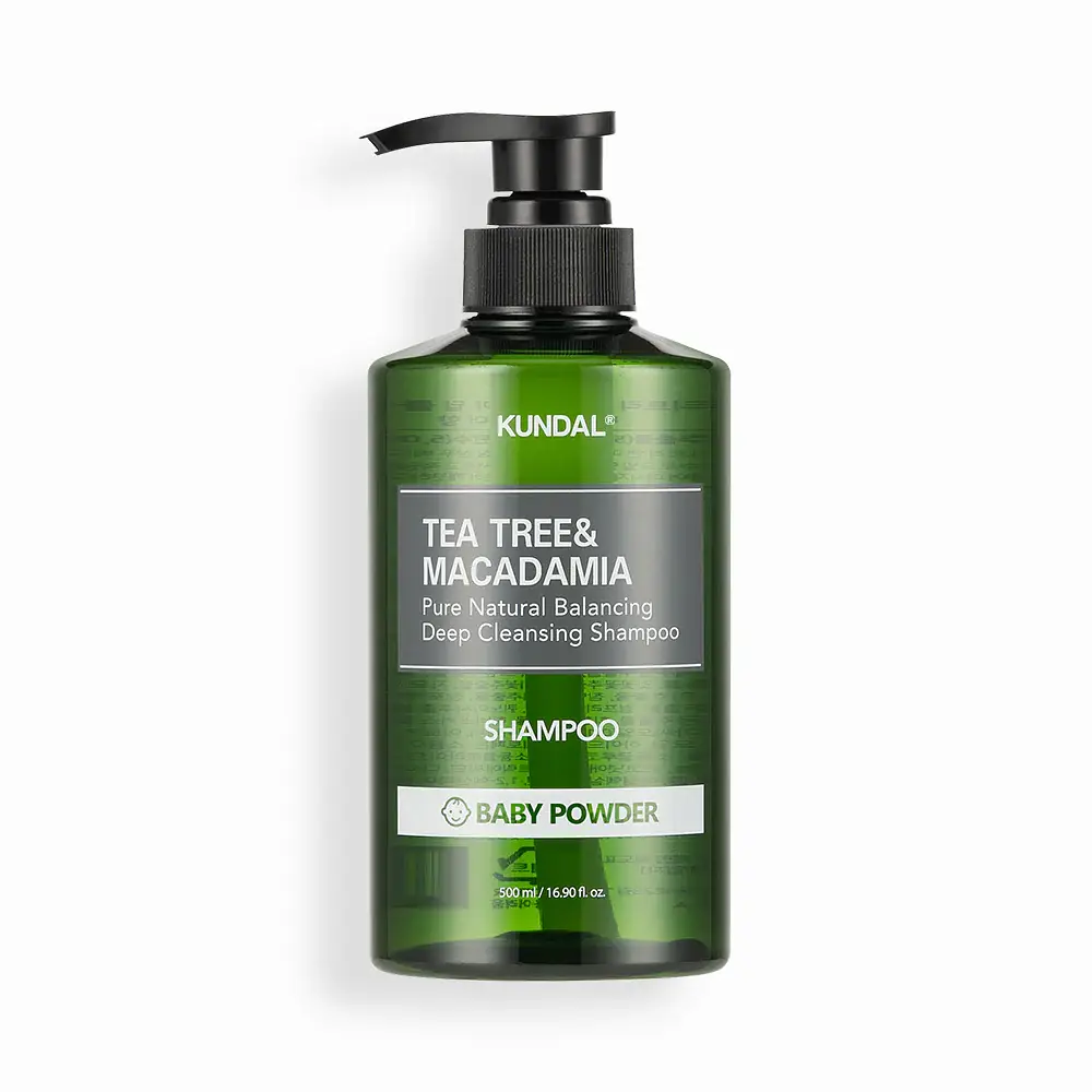 Kundal Tea Tree & Macadamia Deep Cleansing Shampoo Baby Powder