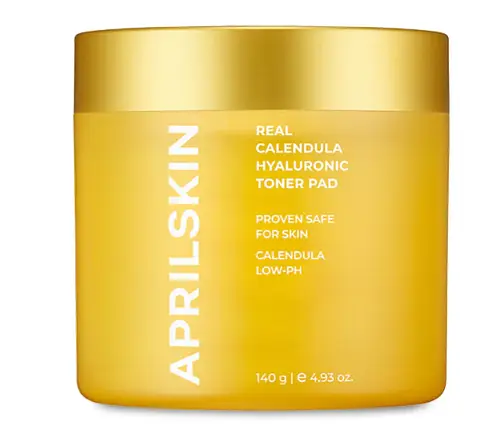 APRILSKIN Real Calendula Hyaluronic Toner Pad