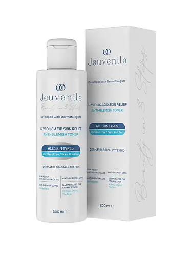 Jeuvenile Glycolic Acid Skin Relief Anti-Blemish Toner