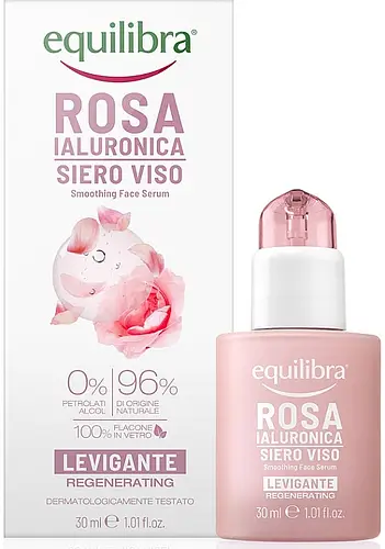 Equilibra Rose Smoothing Face Serum With Hyaluronic Acid
