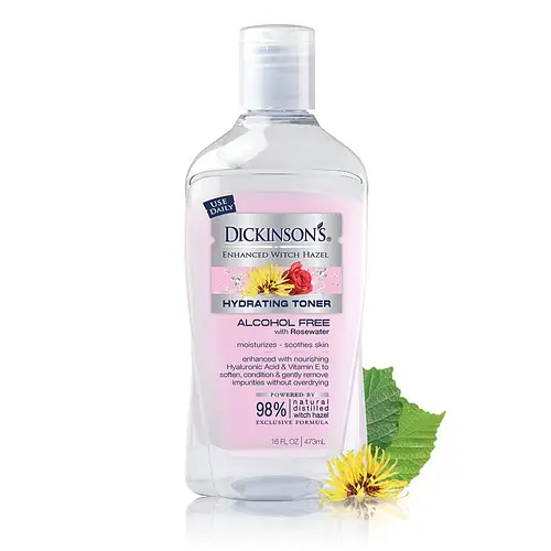 Dickinson's Enhanced Witch Hazel Hydrating Toner with Rosewater