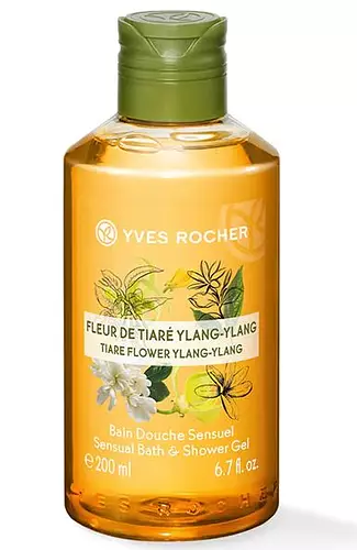 Yves Rocher Sensual Bath & Shower Gel Tiare Flower Ylang-Ylang