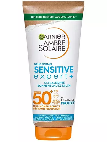Garnier Ambre Solaire Sensitive Expert Ultraleichte Sonnenschutz-Milch SPF 50+