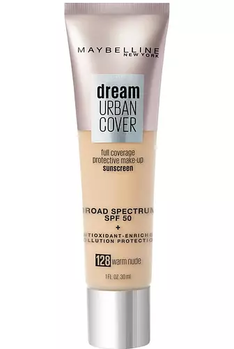 Maybelline Dream Urban Cover Foundation SPF50 128 Warm Nude