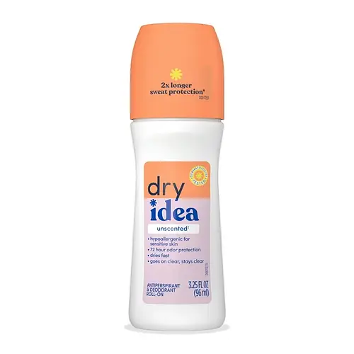Dry Idea Deodorant & Antiperspirant Roll-On Unscented