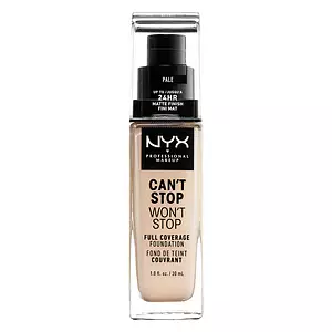 NYX Cosmetics Can't Stop Won't Stop Full Coverage Foundation 01 Pale