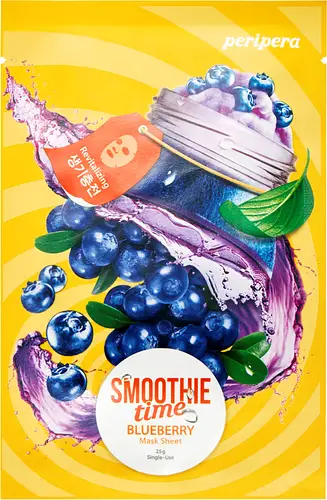 Peripera Smoothie Time Mask Sheet Blueberry Revitalizing