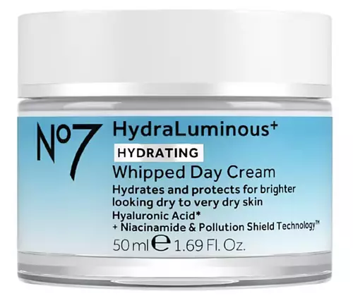 No7 Hydraluminous+ Whipped Day Cream