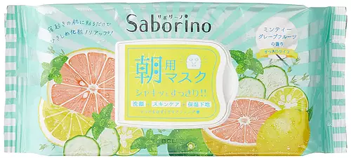 Saborino Morning Care 3-in-1 Face Sheet Mask - Minty Fresh
