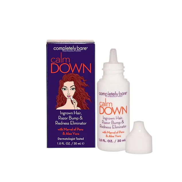 Completely Bare Calm Down Ingrown Hair, Razor Bump & Redness Eliminator