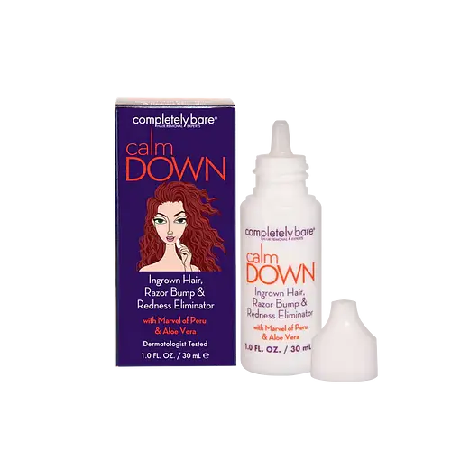 Completely Bare Calm Down Ingrown Hair, Razor Bump & Redness Eliminator