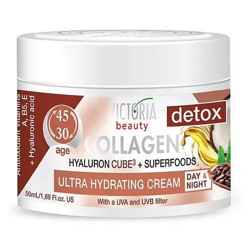 Victoria Beauty Collagen Hyaluron Cube & Superfoods Ultra Hydrating Cream