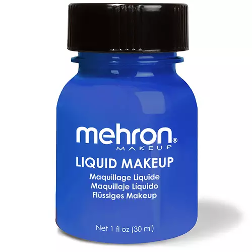 Mehron Makeup Liquid Makeup Blue