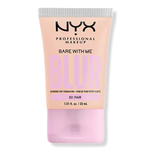 NYX Cosmetics Bare With Me Blur Skin Tint Foundation Fair