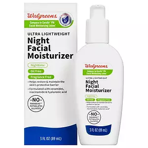 Walgreens Ultra Lightweight Night Facial Moisturizer Fragrance Free