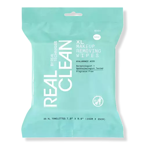 Real Techniques ® Real Clean XL Makeup Removing & Cleansing Wipes