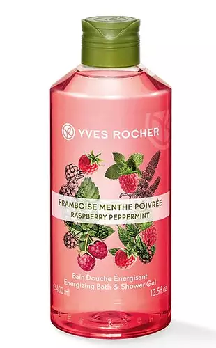 Yves Rocher Energizing Bath & Shower Gel Raspberry Peppermint