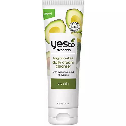 Yes To Avocado Fragrance Free Daily Cream Cleanser