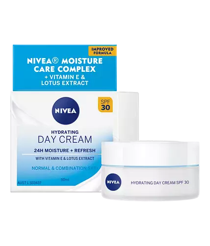 Nivea Hydrating Day Cream Normal Combination Skin SPF30