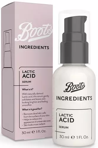 Boots Ingredients Lactic Acid Serum