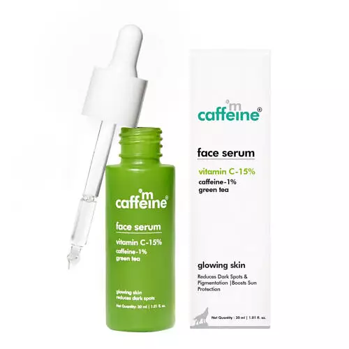 mCaffeine Green Tea & 15% Vitamin C Face Serum
