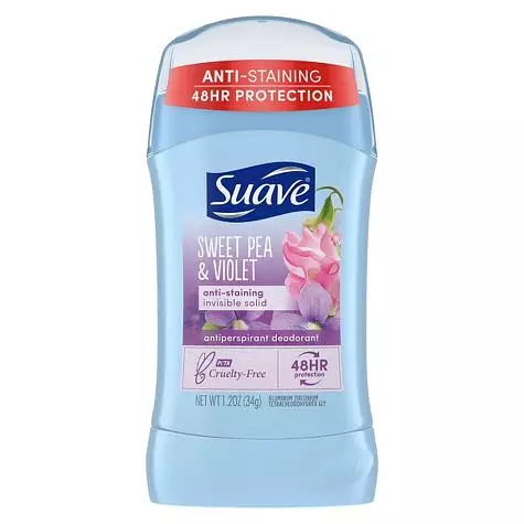Suave 48-Hour Antiperspirant & Deodorant Stick Sweet Pea & Violet