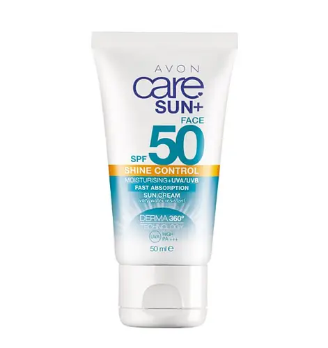 AVON Face Shine Control Sun Cream SPF 50