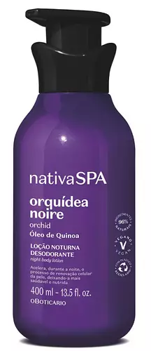 O Boticário Loção Noturna Desodorante Corporal Nativa SPA Orquídea Noire