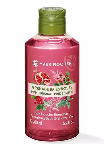 Yves Rocher Energizing Bath & Shower Gel Pomegranate Pink Berries