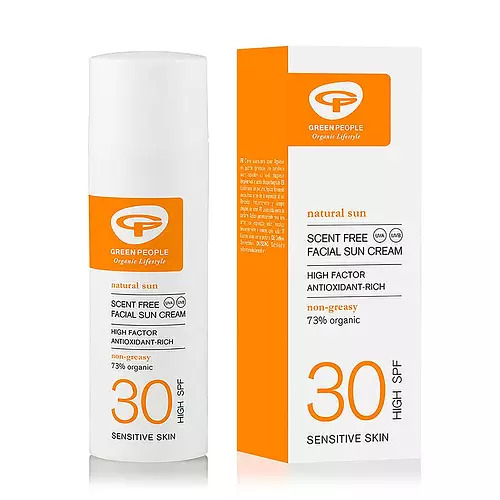 Green People Scent Free Facial Sun Cream - SPF30