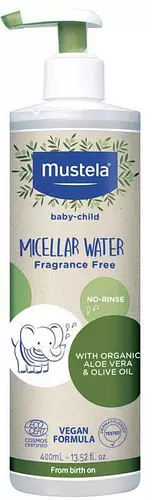 Mustela Baby-Child Certified Organic Micellar Water with Olive Oil and Aloe