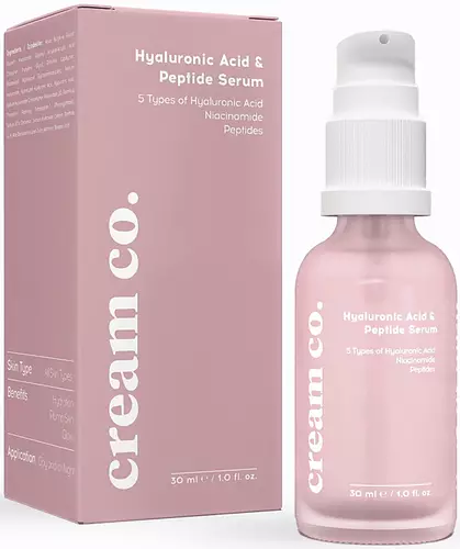 Cream Co. Hyaluronic Acid & Peptide Serum