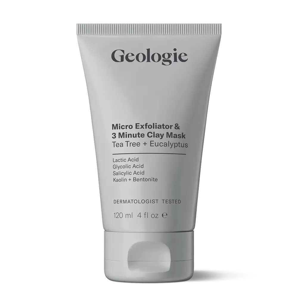 Geologie Micro Exfoliator & 3 Minute Clay Mask