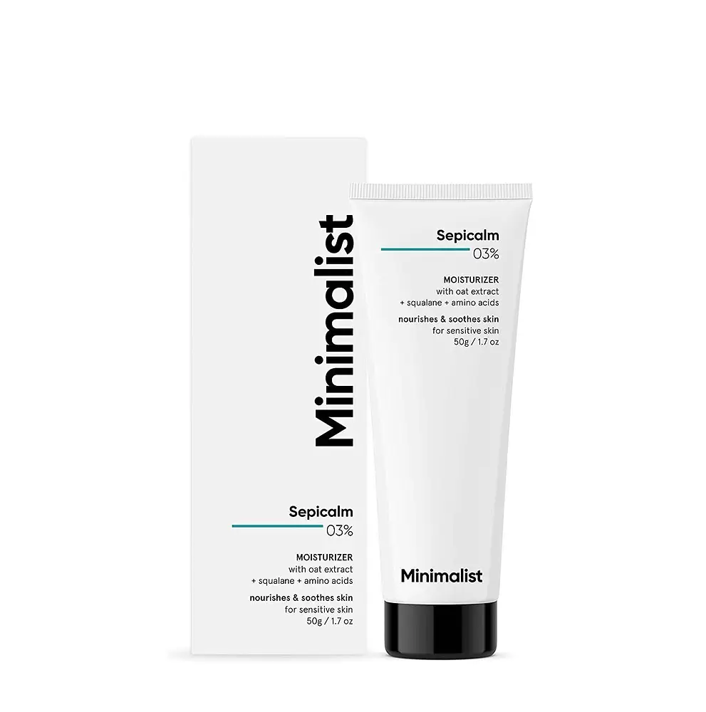 Minimalist 3% Sepicalm With Oats Face Moisturizer Cream for Sensitive Skin