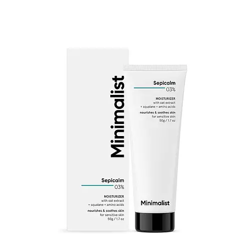Minimalist 3% Sepicalm With Oats Face Moisturizer Cream for Sensitive Skin