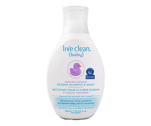 Live Clean Baby Colloidal Oatmeal Eczema Shampoo & Wash