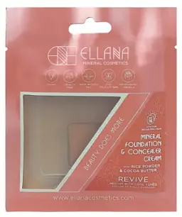 Ellana Mineral Cosmetics Cream To Powder Concealer Refill With SPF 16 Mineral Skinshield Revive