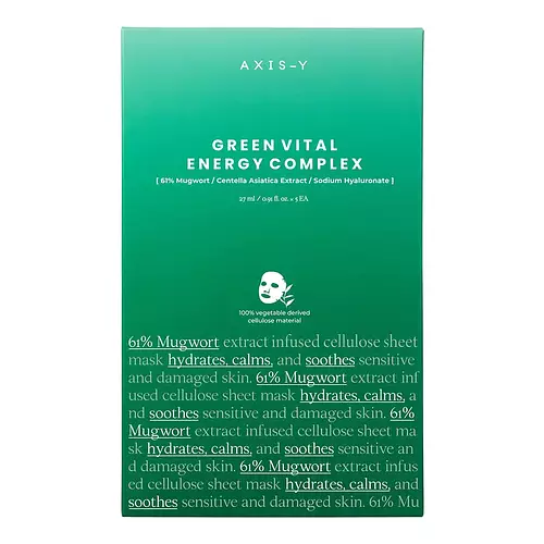 AXIS - Y Mugwort Green Vital Energy Complex Sheet Mask