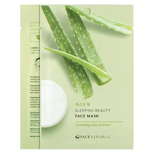 Face Republic Sleeping Beauty Face Mask Soothing Aloe Extract