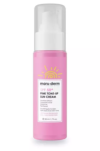maru.derm Pink Tone-Up Sunscreen SPF 50+