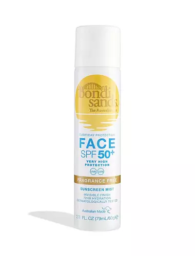 bondi sands SPF 50+ Fragrance Free Sunscreen Face Mist