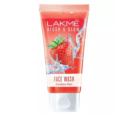 Lakme Blush & Glow Strawberry Freshness Gel Face Wash With Strawberry Extracts