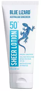 Blue Lizard Sheer Body Mineral Sunscreen Lotion