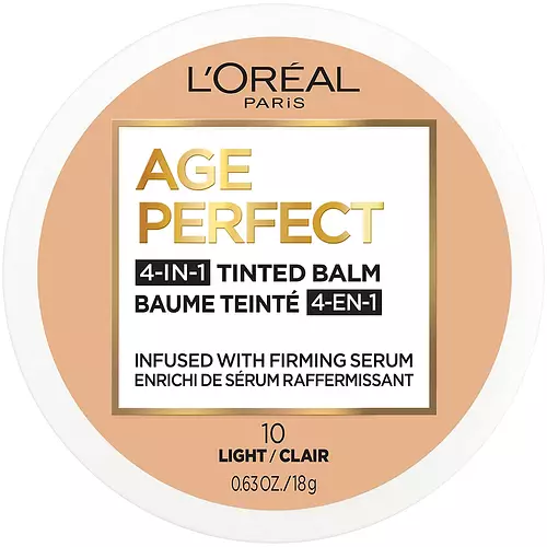 L'Oreal Age Perfect 4-in-1 Tinted Face Balm Foundation 10 Light